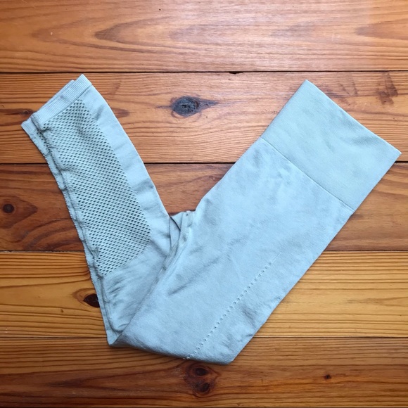 JoyLab Sage Green Silver Mesh Leggings, EUC, S - Picture 9 of 13